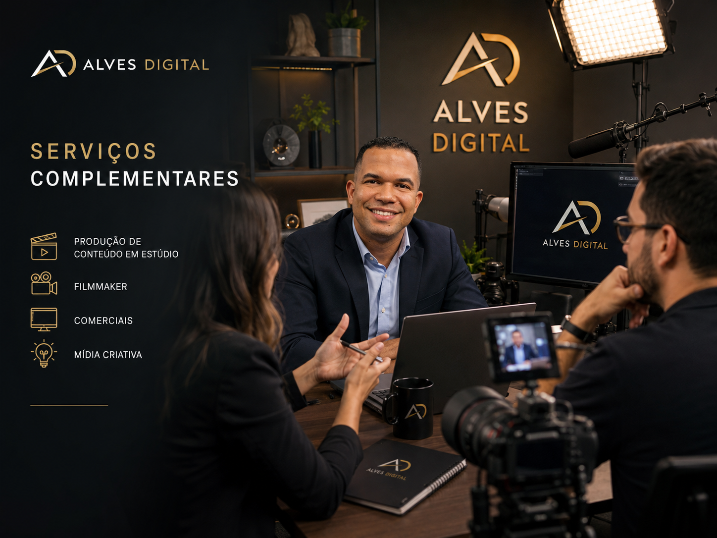Serviços complementares e produção audiovisual da Alves Digital